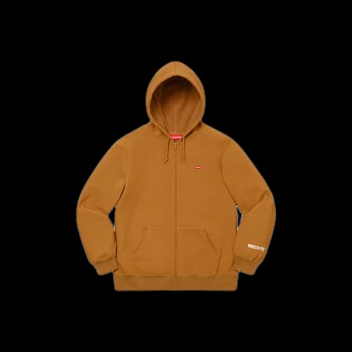 Supreme Gore Windstopper Zip Up Hooded Sweatshirt Copper (FW19)