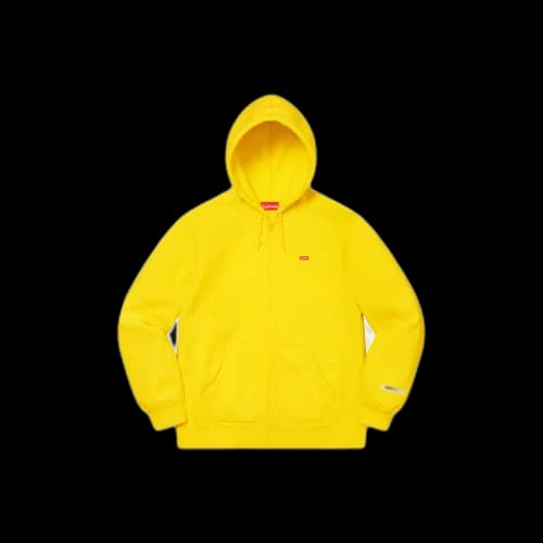 Supreme Gore Windstopper Zip Up Hooded Sweatshirt Yellow (FW19)