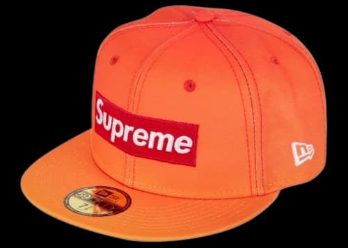 Supreme Gradient Box Logo New Era Orange