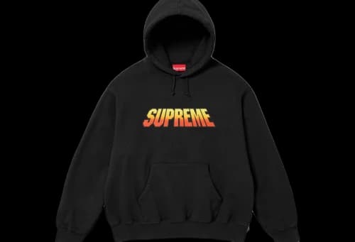 Supreme Gradient Hooded Sweatshirt Black (SS24)