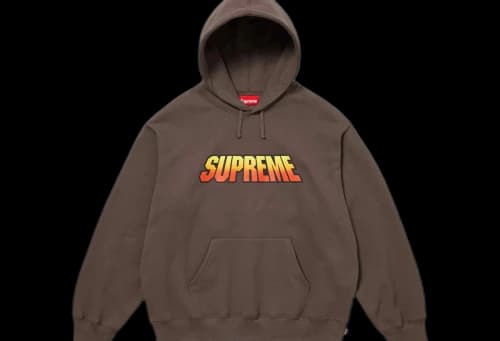 Supreme Gradient Hooded Sweatshirt Brown (SS24)