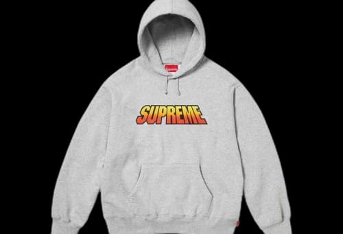 Supreme Gradient Hooded Sweatshirt Heather Grey (SS24)