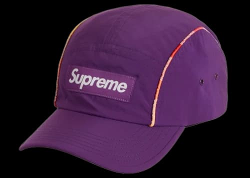 Supreme Gradient Piping Camp Cap Purple