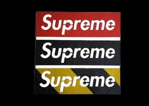 Supreme Grip Tape Box Logo Sticker Set