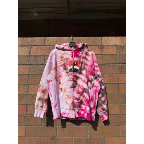 Supreme Hand Dyed Portrait Tie Dye Sweatshirt Hoodie FW20