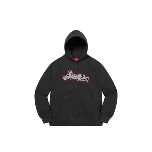 Supreme Handstyle Hooded Sweatshirt Black (SS21)