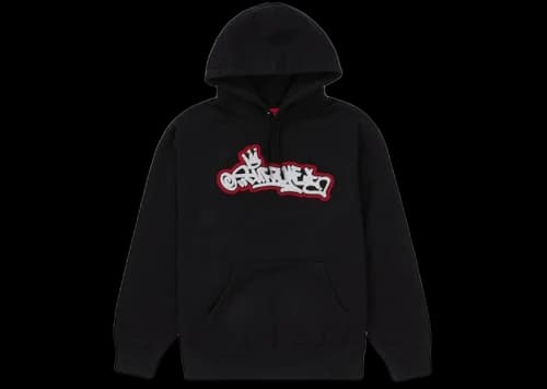 Supreme Handstyle Hooded Sweatshirt Black