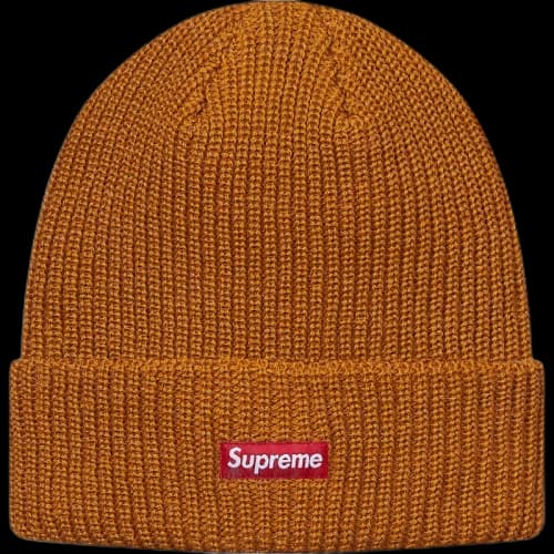 Supreme Heather Loose Gauge Beanie Heather Gold