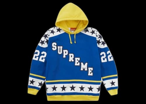 Supreme Hockey Hooded Sweatshirt (FW22) Royal