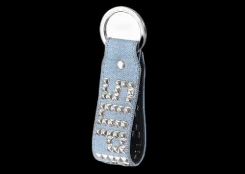 Supreme Hollywood Trading Company Studded Keychain Denim