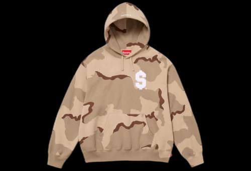 Supreme $ Hooded Sweatshirt Desert Camo (SS24)
