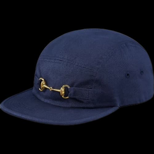 Supreme Horsebit Camp Cap Navy