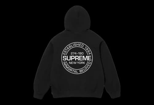 Supreme Immortal Hooded Sweatshirt Black (SS24)