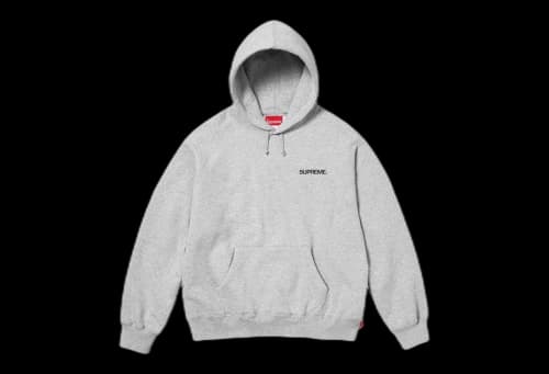 Supreme Immortal Hooded Sweatshirt Heather Grey (SS24)