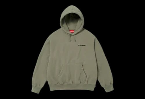 Supreme Immortal Hooded Sweatshirt Light Olive (SS24)