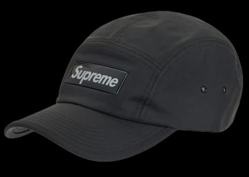 Supreme Inset Gel Camp Cap Black
