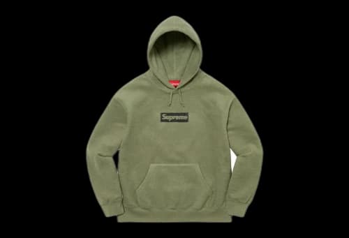 Supreme Inside Out Box Logo Hooded Sweatshirt Light Olive (SS23)
