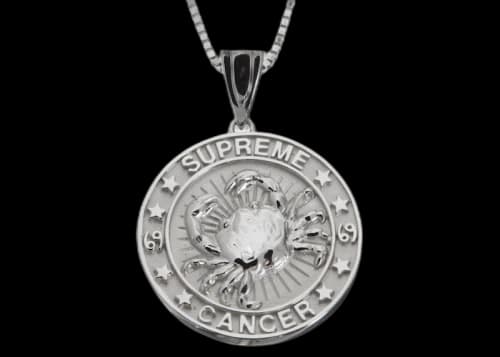 Supreme Jacob&Co Cancer Zodiac Pendant Sterling Silver