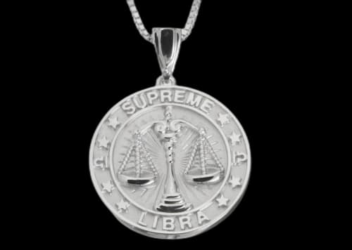 Supreme Jacob&Co Libra Zodiac Pendant Sterling Silver
