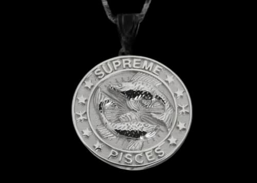 Supreme Jacob&Co Pisces Zodiac Pendant Sterling Silver