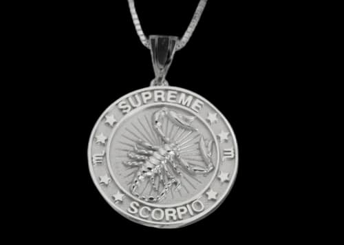 Supreme Jacob&Co Scorpio Zodiac Pendant Sterling Silver