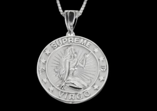 Supreme Jacob&Co Virgo Zodiac Pendant Sterling Silver