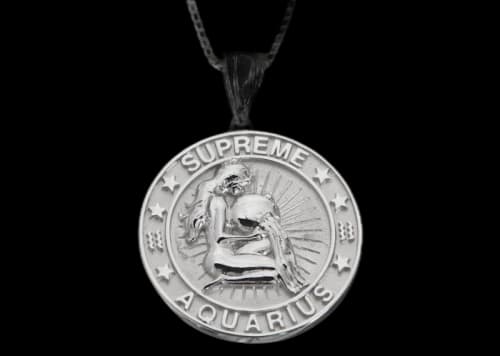 Supreme Jacob&Co Aquarius Zodiac Pendant Sterling Silver
