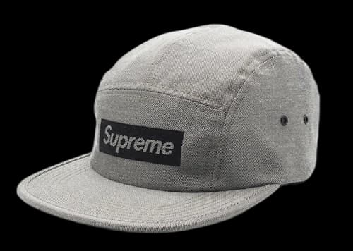 Supreme Jacquard Box Logo Camp Cap Black