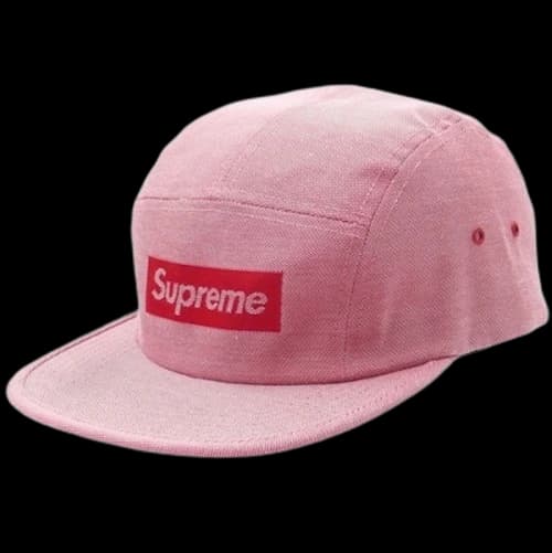 Supreme Jacquard Logo Camp Cap Red