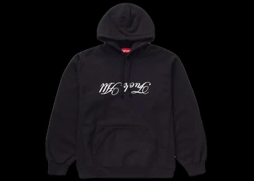 Supreme Jamie Reid Fuck All Hooded Sweatshirt Black