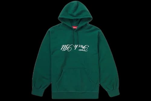 Supreme Jamie Reid Fuck All Hooded Sweatshirt Dark Green