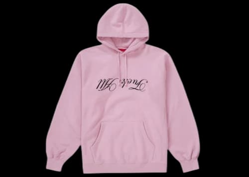 Supreme Jamie Reid Fuck All Hooded Sweatshirt Pink