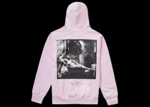 Supreme Joel-Peter Witkin Sanitarium Hooded Sweatshirt Light Pink