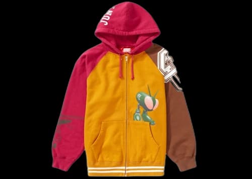 Supreme JUNYA WATANABE CDG MAN Zip Up Hooded Sweatshirt Gold