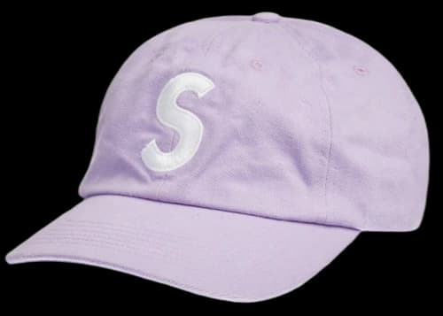 Supreme Kevlar Denim S Logo 6-Panel Light Purple