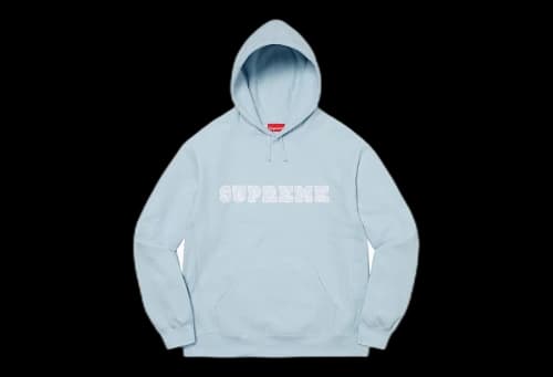 Supreme Lace Hooded Sweatshirt Light Blue (SS22)