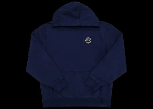 Supreme LACOSTE Hooded Sweatshirt Navy