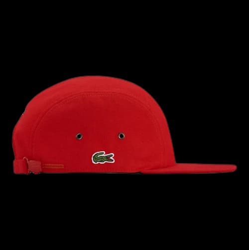 Supreme Lacoste Pique Knit Camp Cap Red