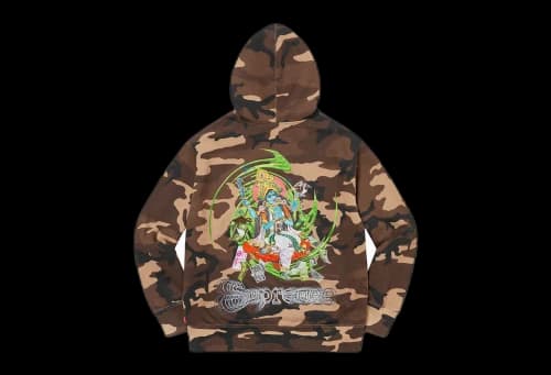 Supreme Lakshmi Zip Up Hooded Sweatshirt Brown Camo (FW22)