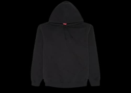 Supreme Laser Cut S Logo Hooded Sweatshirt Black