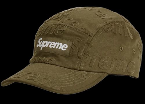 Supreme Lasered Twill Camp Cap Olive