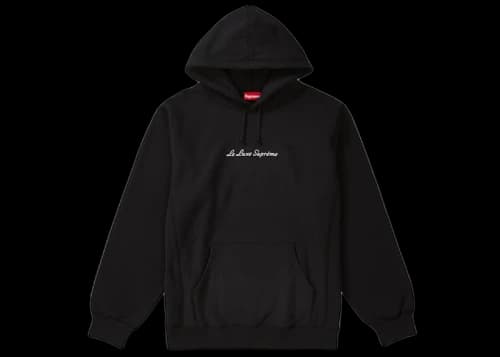 Supreme Le Luxe Hooded Sweatshirt Black
