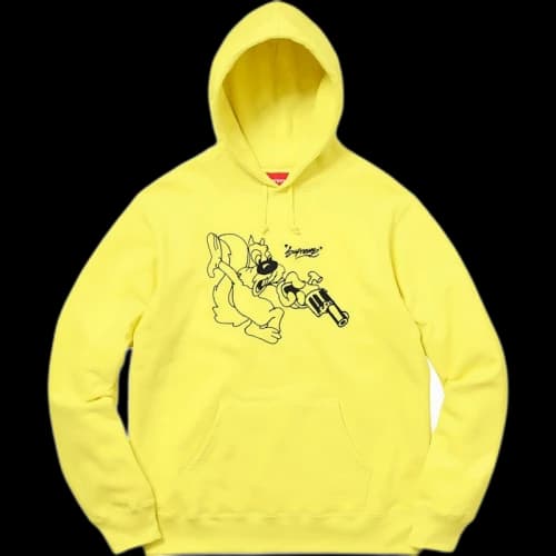 Supreme Lee Hooded Sweatshirt Lemon
