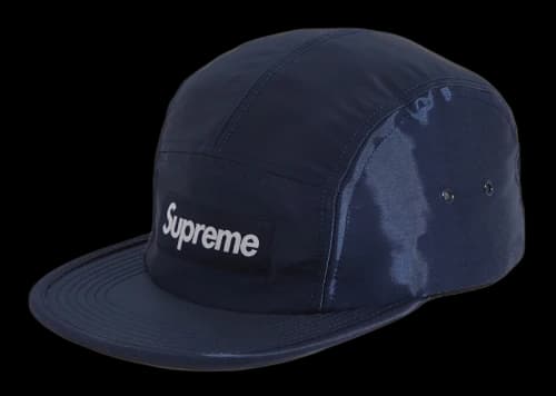 Supreme Liquid Silk Camp Cap Navy