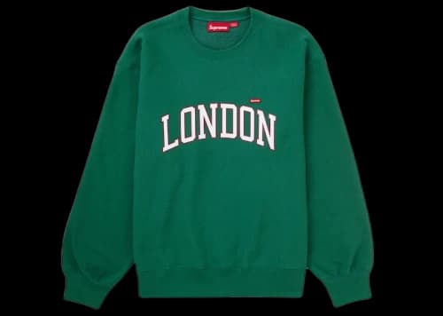 Supreme London Shop Small Box Crewneck Green