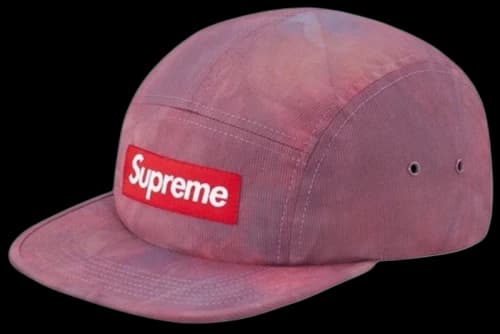 Supreme Marbled Camp Cap Red