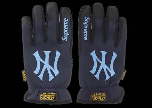 Supreme Mechanix FastFit MLB Teams Gloves Navy