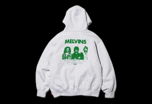 Supreme Melvins Hooded Sweatshirt Ash Grey (SS24)