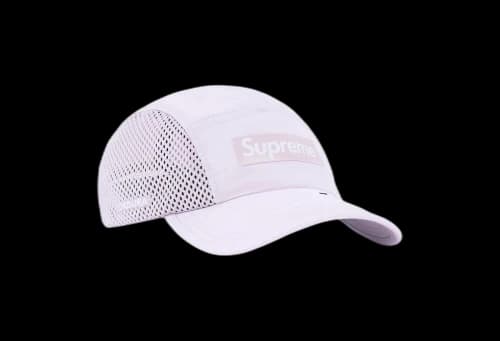 Supreme Mesh Side Panel Camp Cap White (SS24)