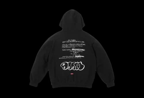 Supreme MF Doom Hooded Sweatshirt Black (FW23)